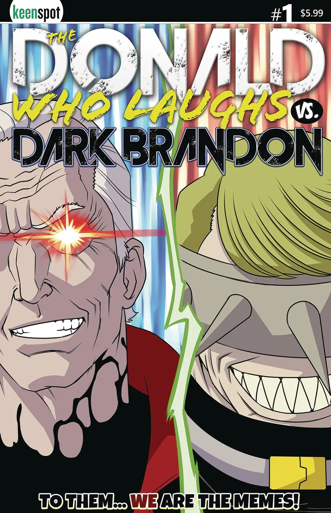 Donald Who Laughs Vs Dark Brandon #1 Cvr A Face Off 1
