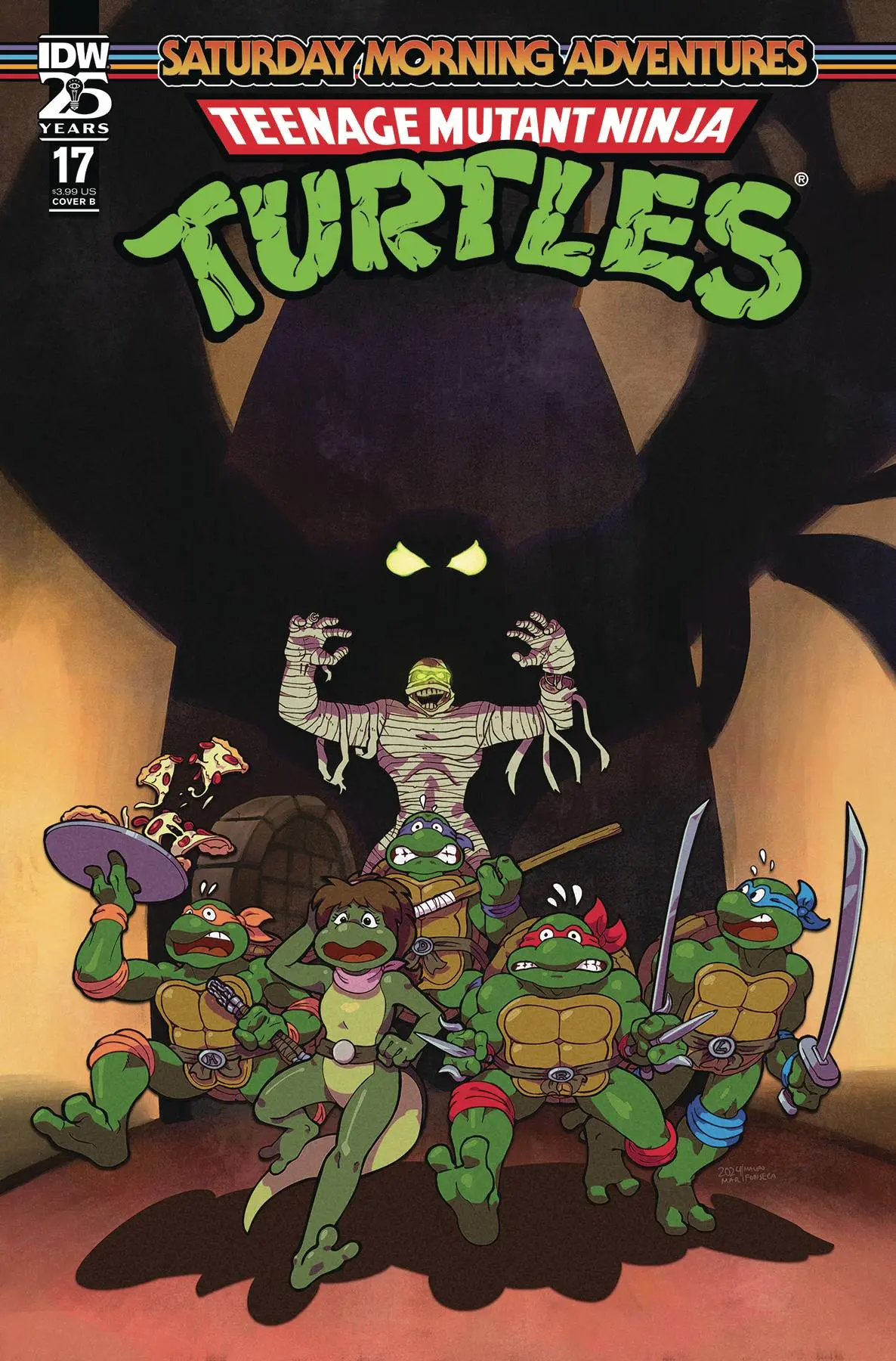 Tmnt Saturday Morning Adv 2023 #17 Cvr B Fonseca 1