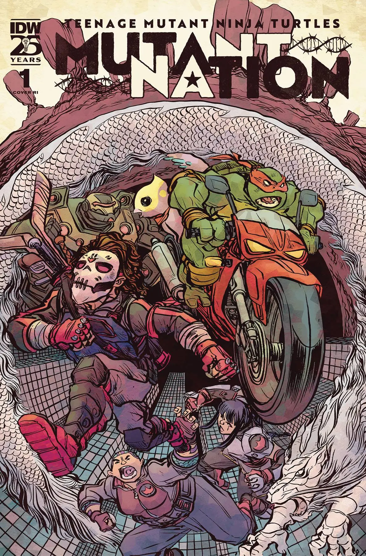 Tmnt Mutant Nation #1 10 Copy Lonergan 1