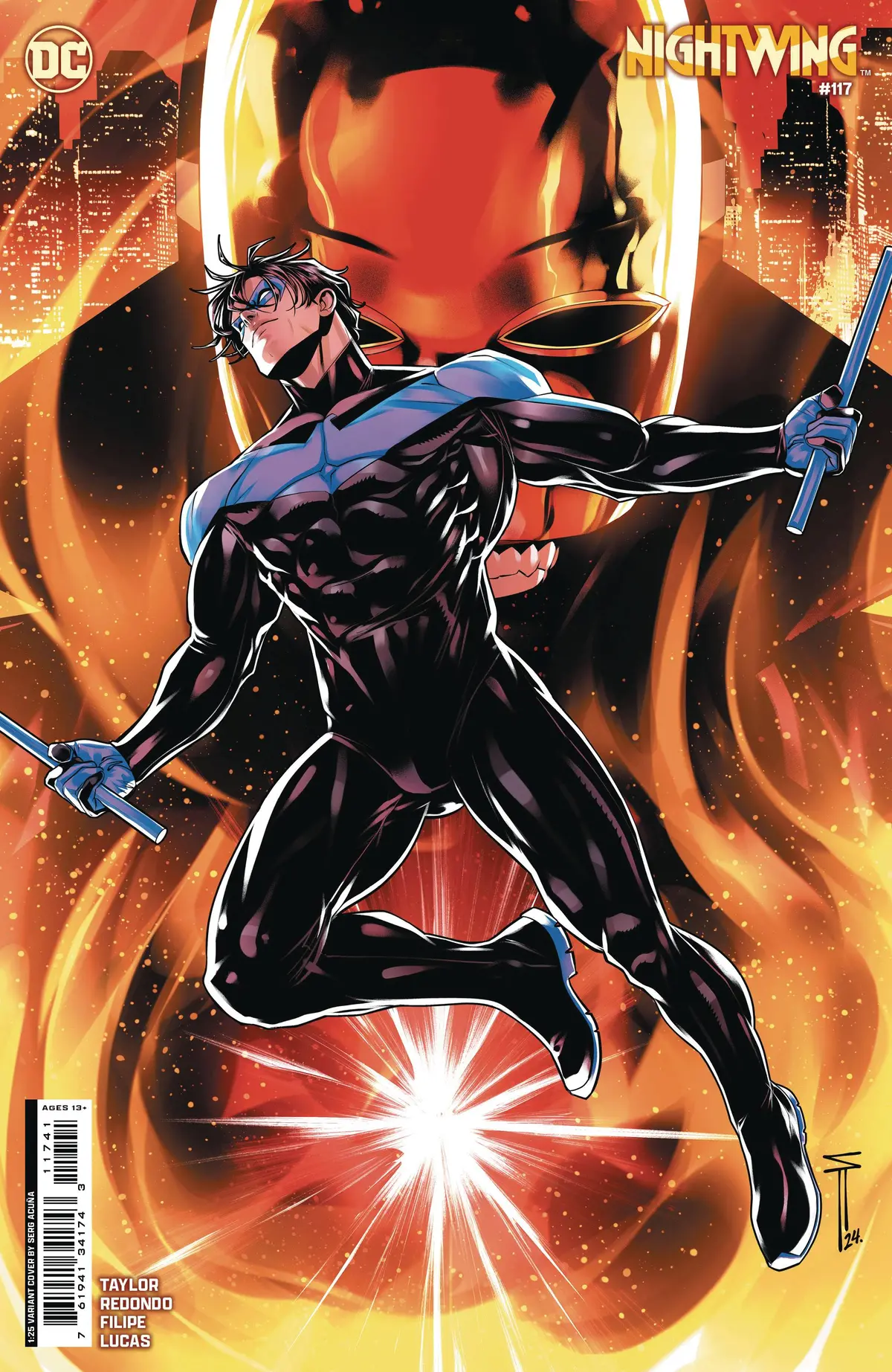 Nightwing #117 Cvr F Inc 1:25 Serg Acuna Csv 1
