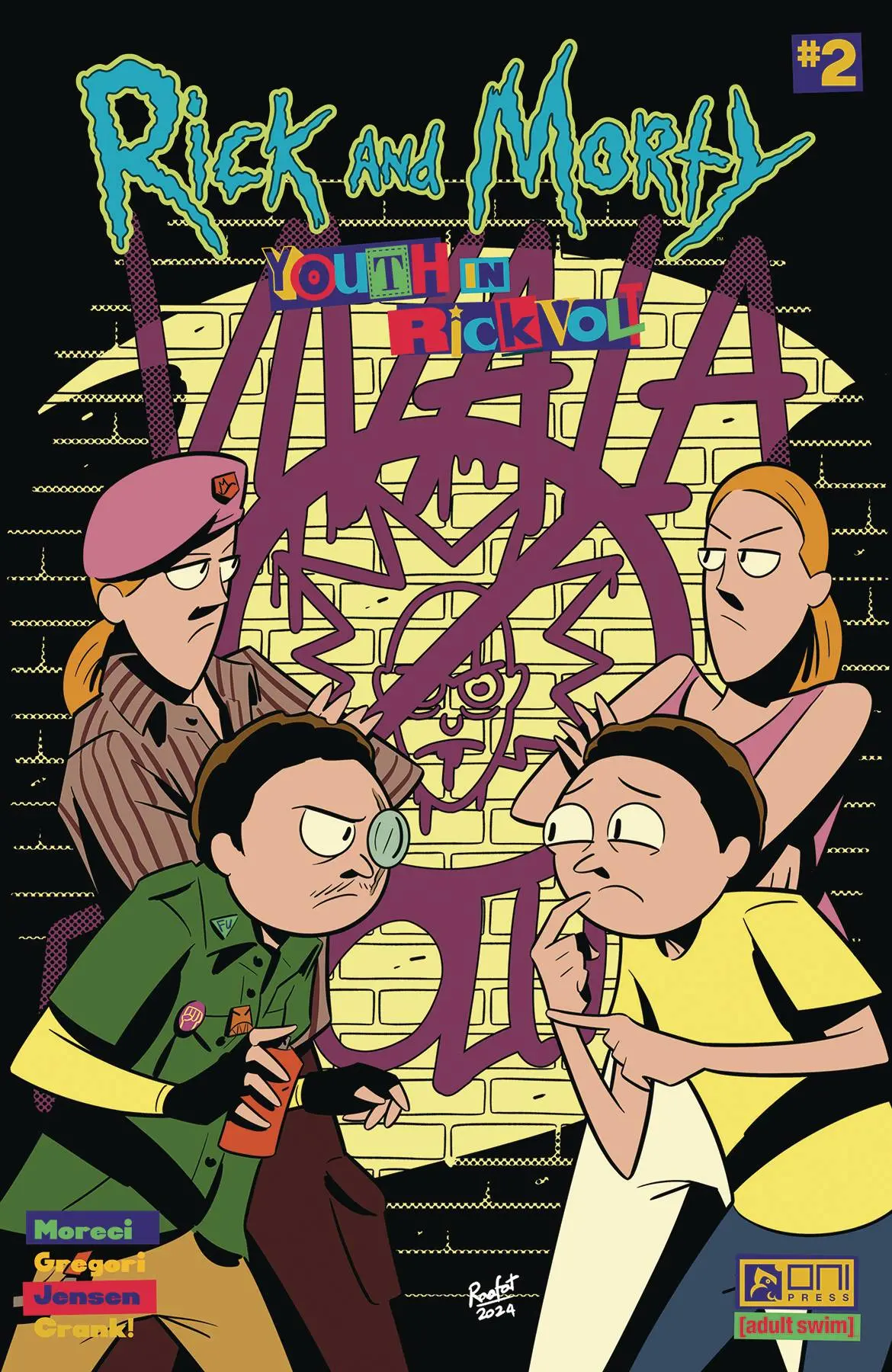 Rick And Morty Youth In Rickvolt #2 Cvr B Raafat (Mr) 1