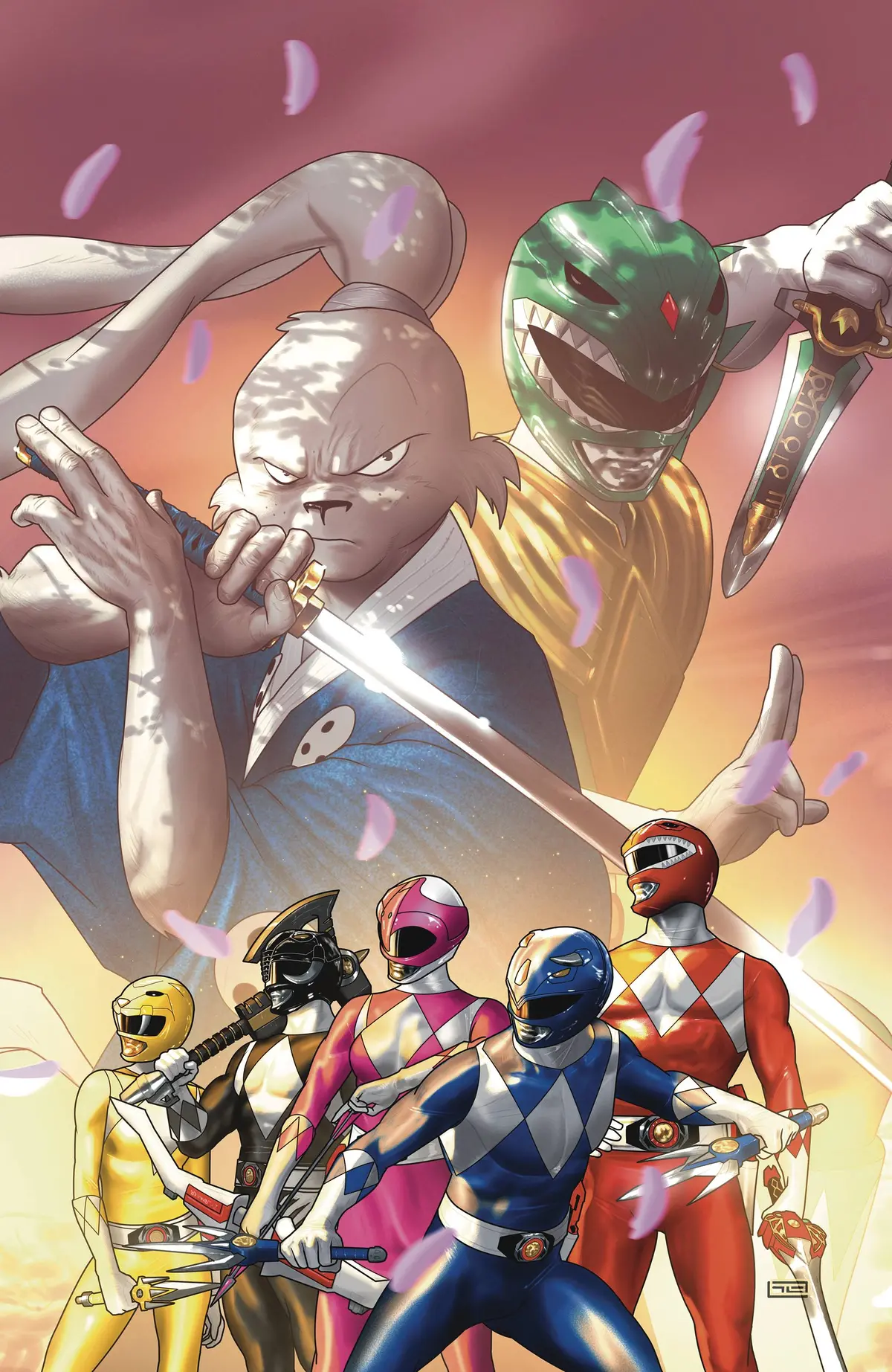Mighty Morphin Power Rangers Usagi Yojimbo #1 Cvr F 10 Incv 1