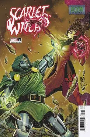 Scarlet Witch #5 Stefano Caselli Doom Var 1