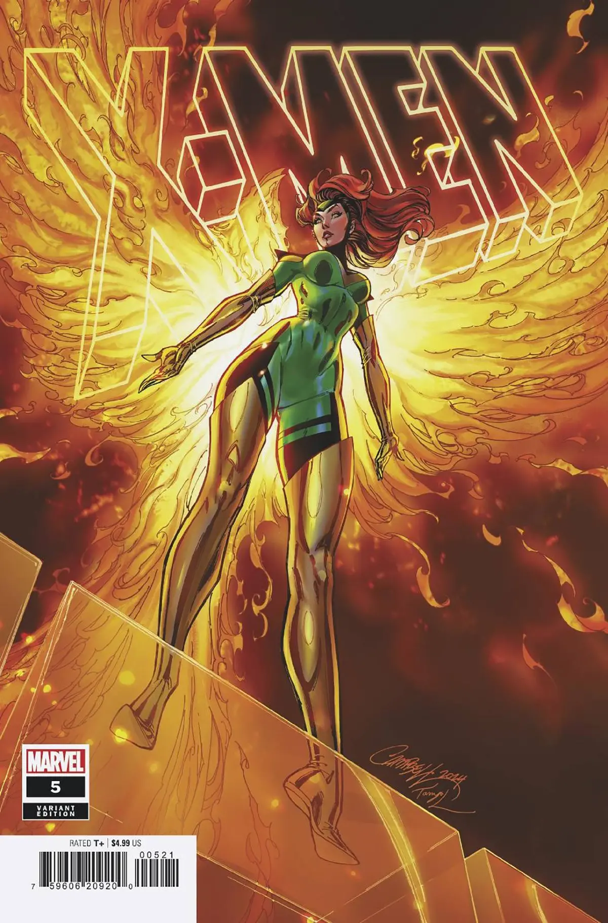 X-Men #5 J Scott Campbell Jean Grey Var 1