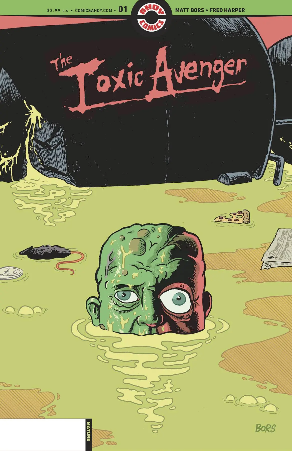Toxic Avenger #1 (Of 5) Cvr B 3 Copy Incv Bors (Mr) 1