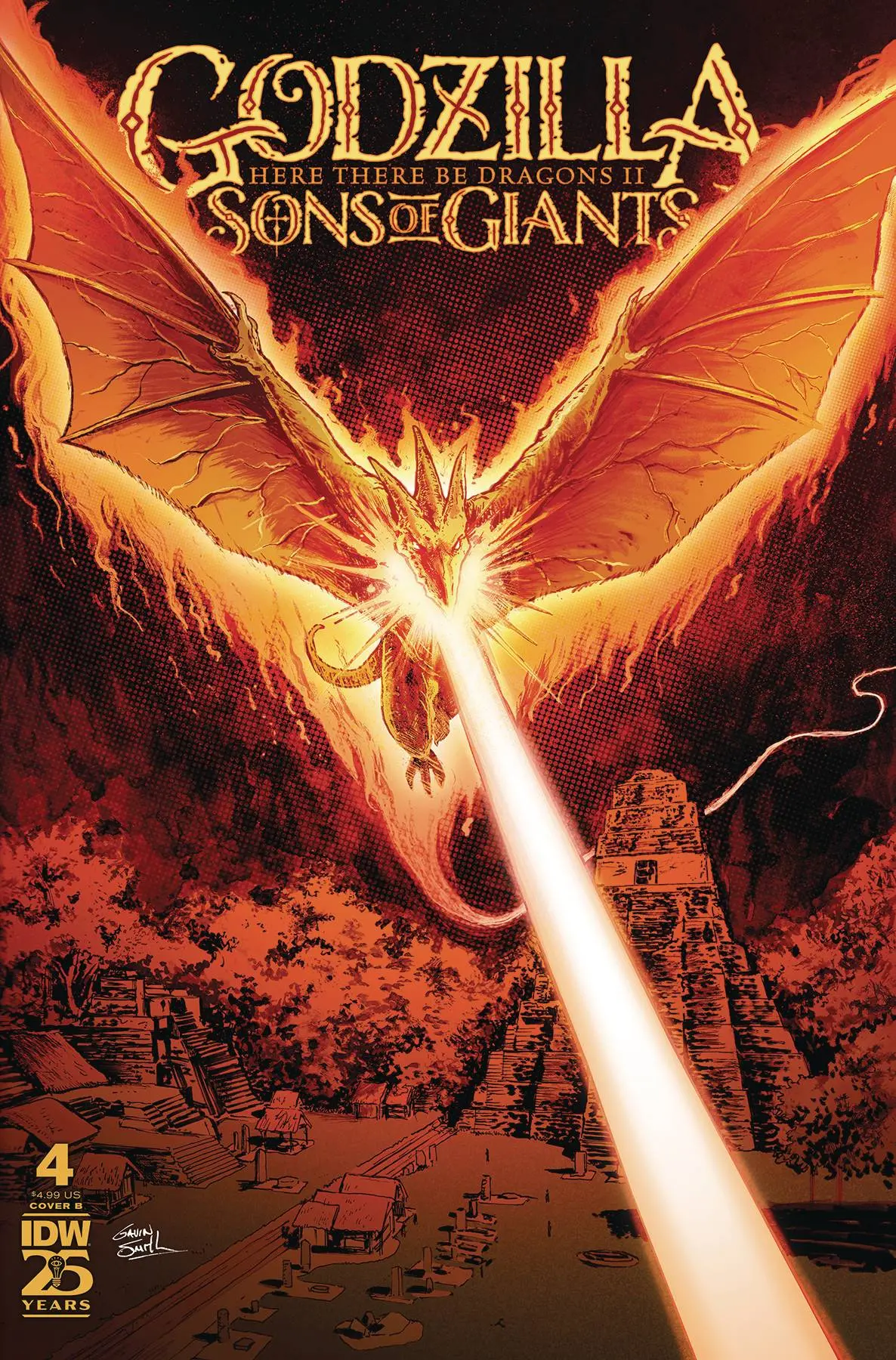 Godzilla Here There Be Dragons Ii Sons Of Giants #4 Cvr B 1
