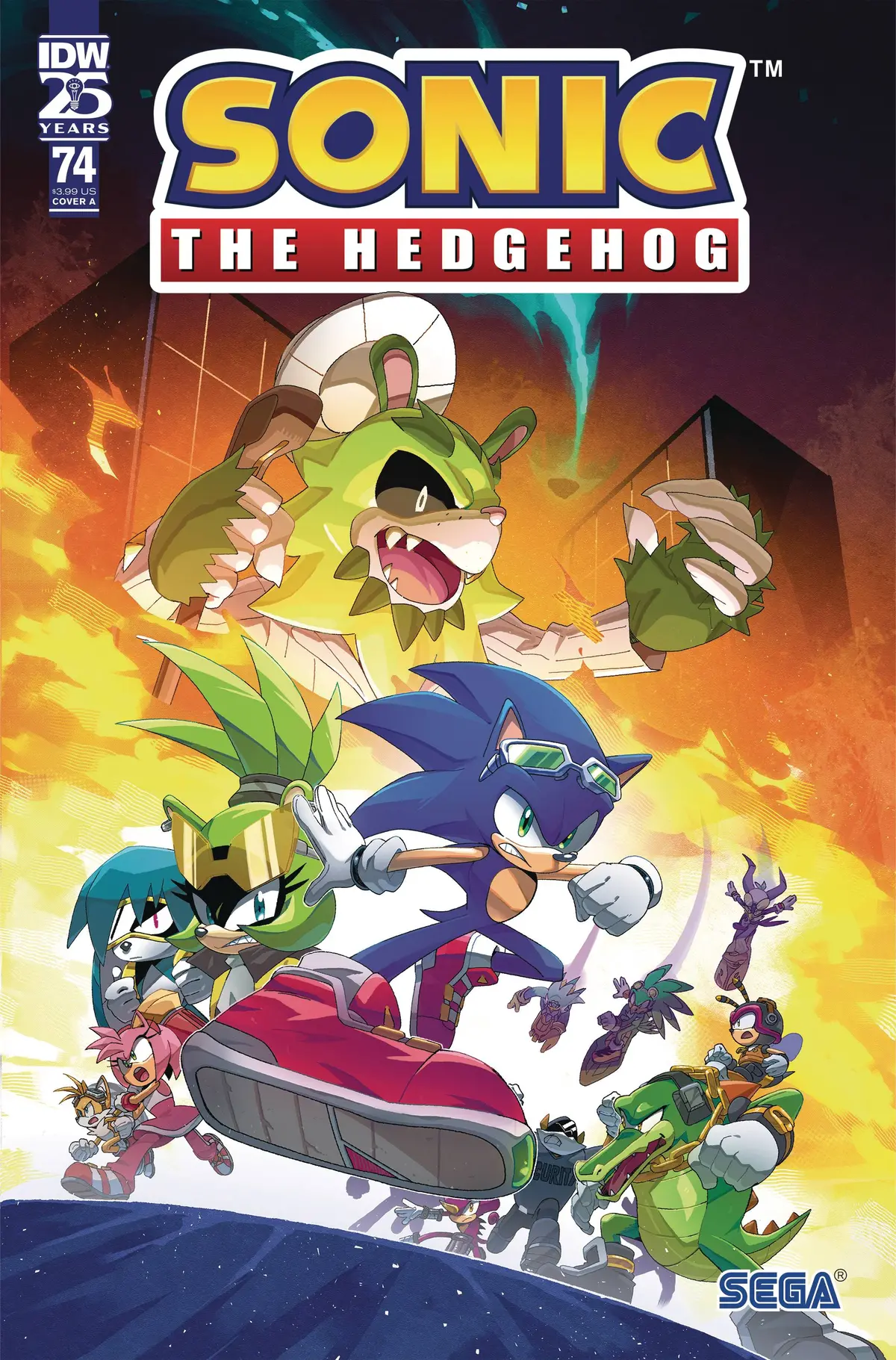 Sonic The Hedgehog #74 Cvr A Arq 1