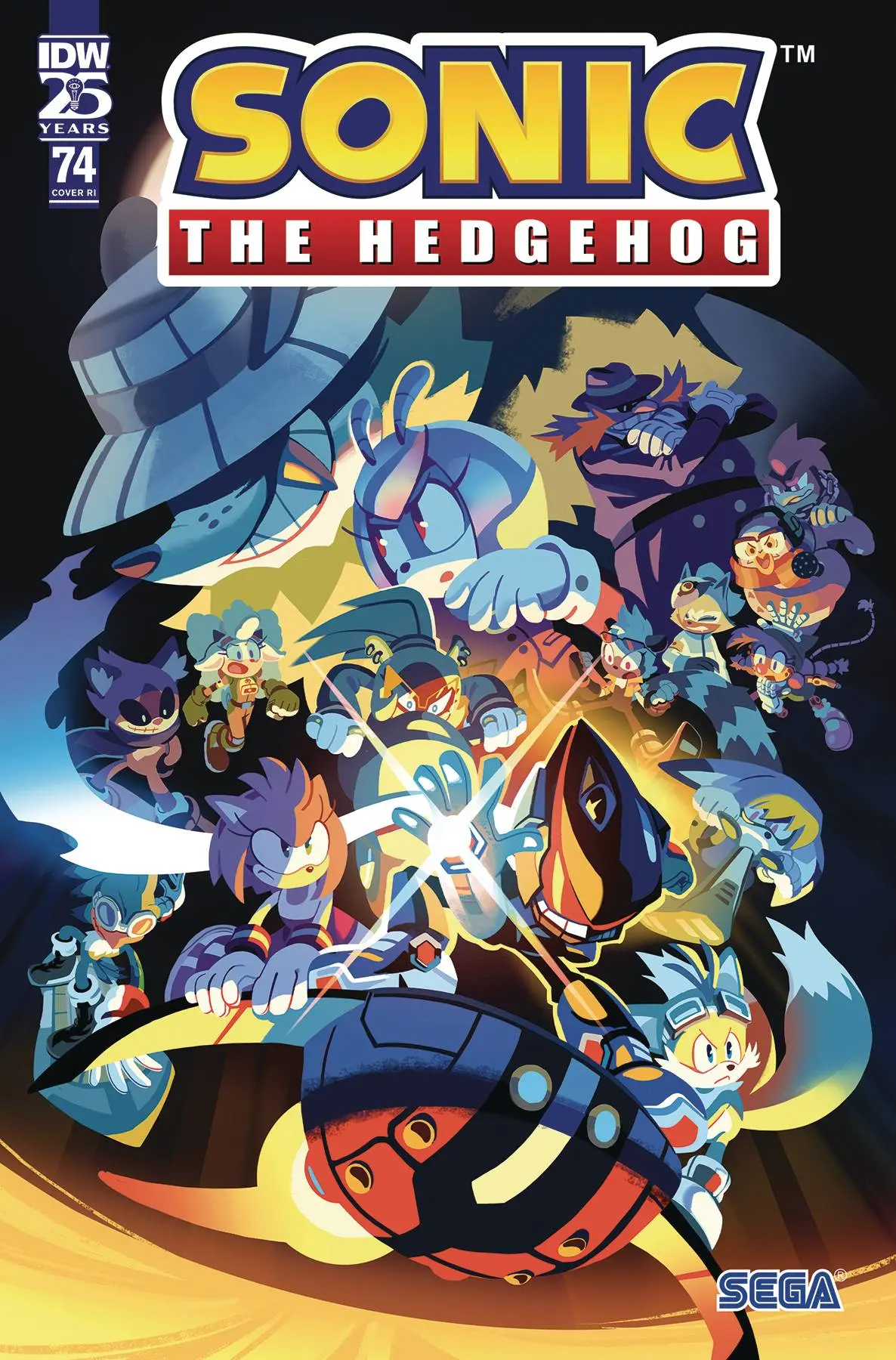 Sonic The Hedgehog #74 Cvr C 10 Fourdraine 1