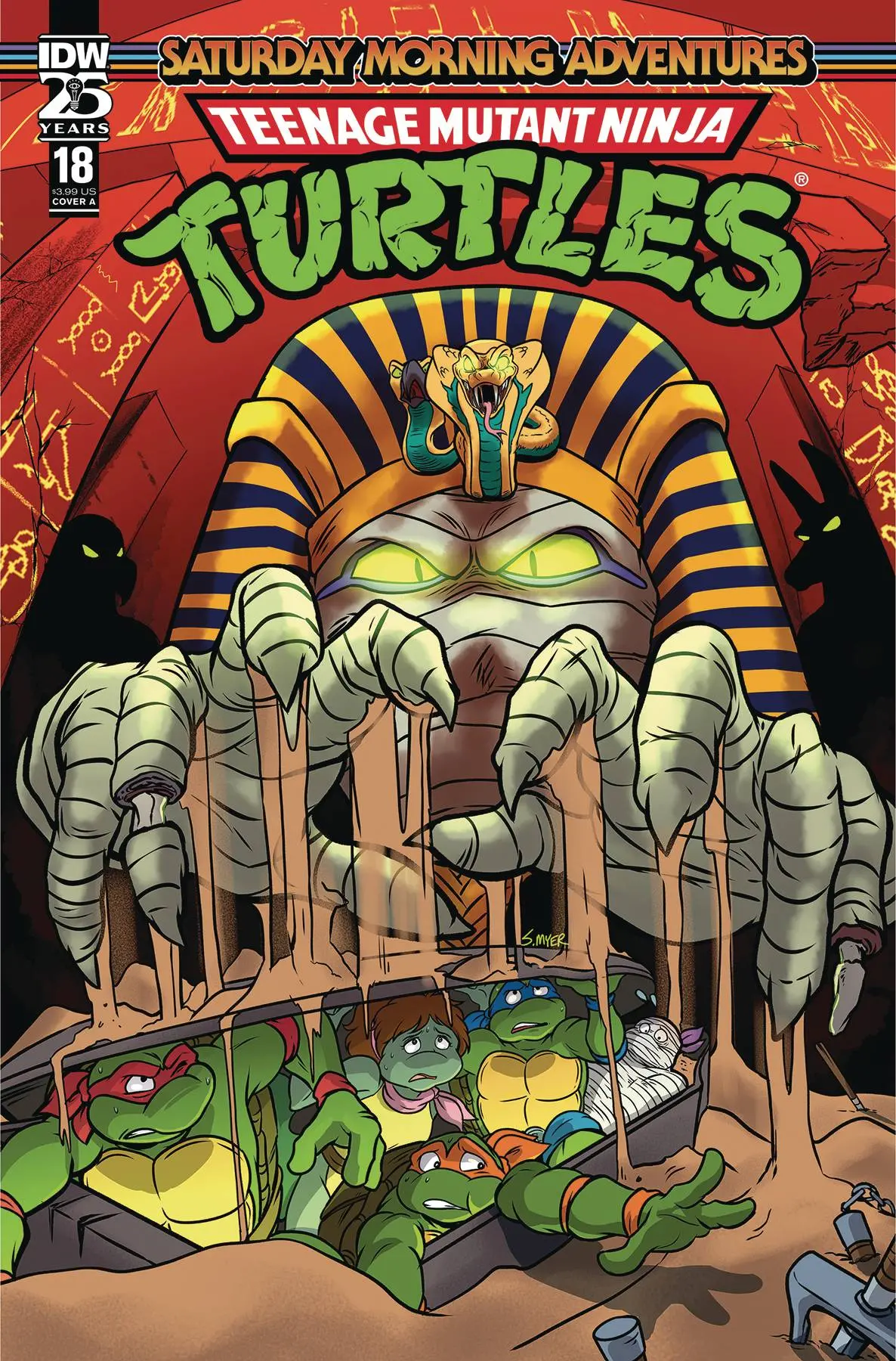 Tmnt Saturday Morning Adv #18 Cvr A Myer 1