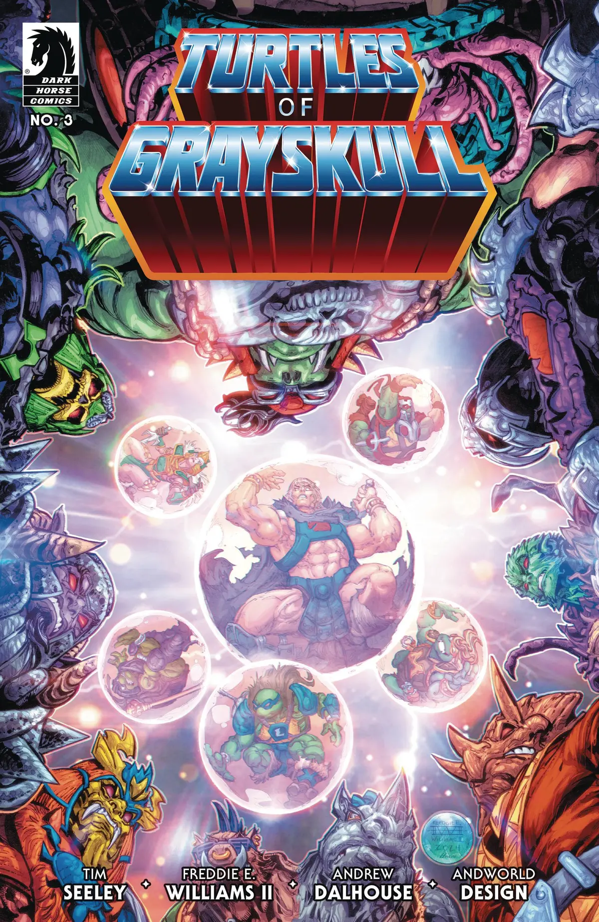 Masters Of Universe Tmnt Turtles Of Grayskull #3 Cvr A Willi 1