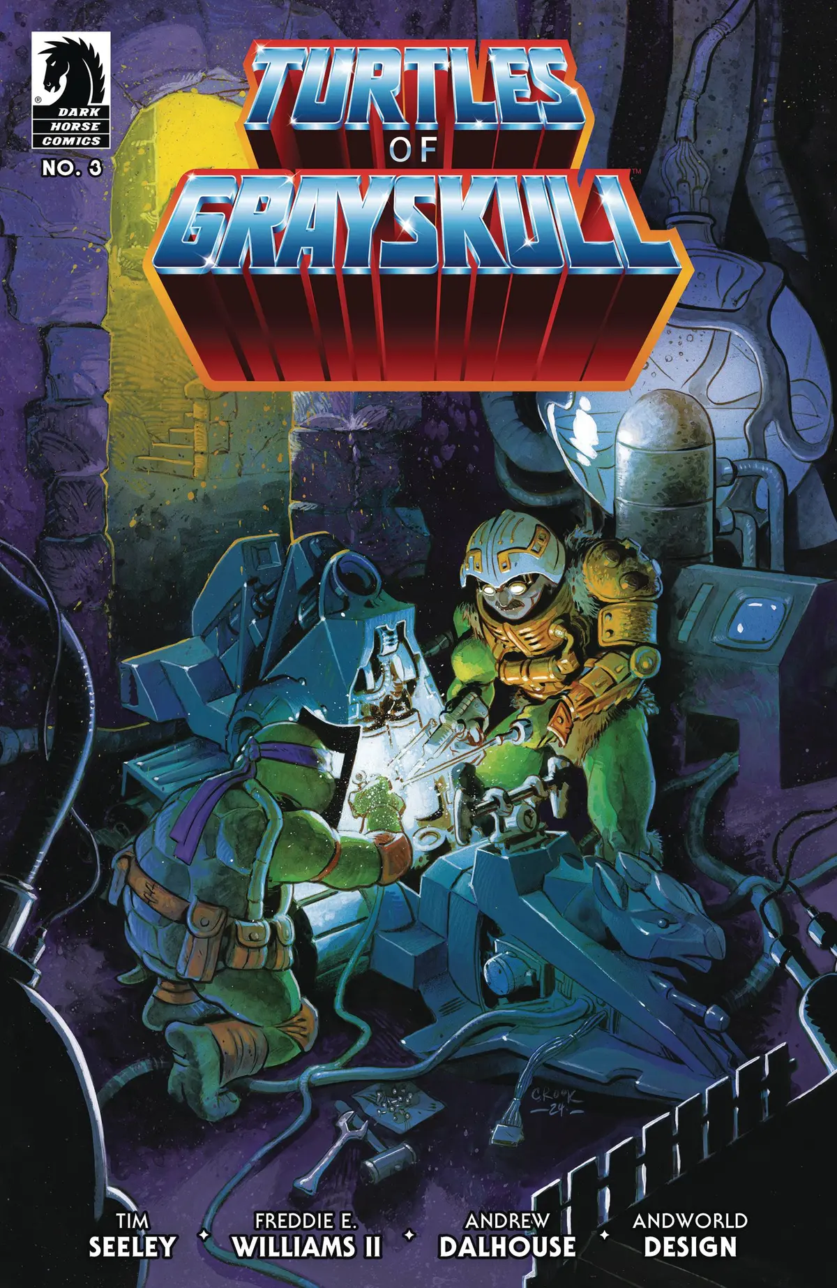 Masters Of Universe Tmnt Turtles Of Grayskull #3 Cvr B Crook 1
