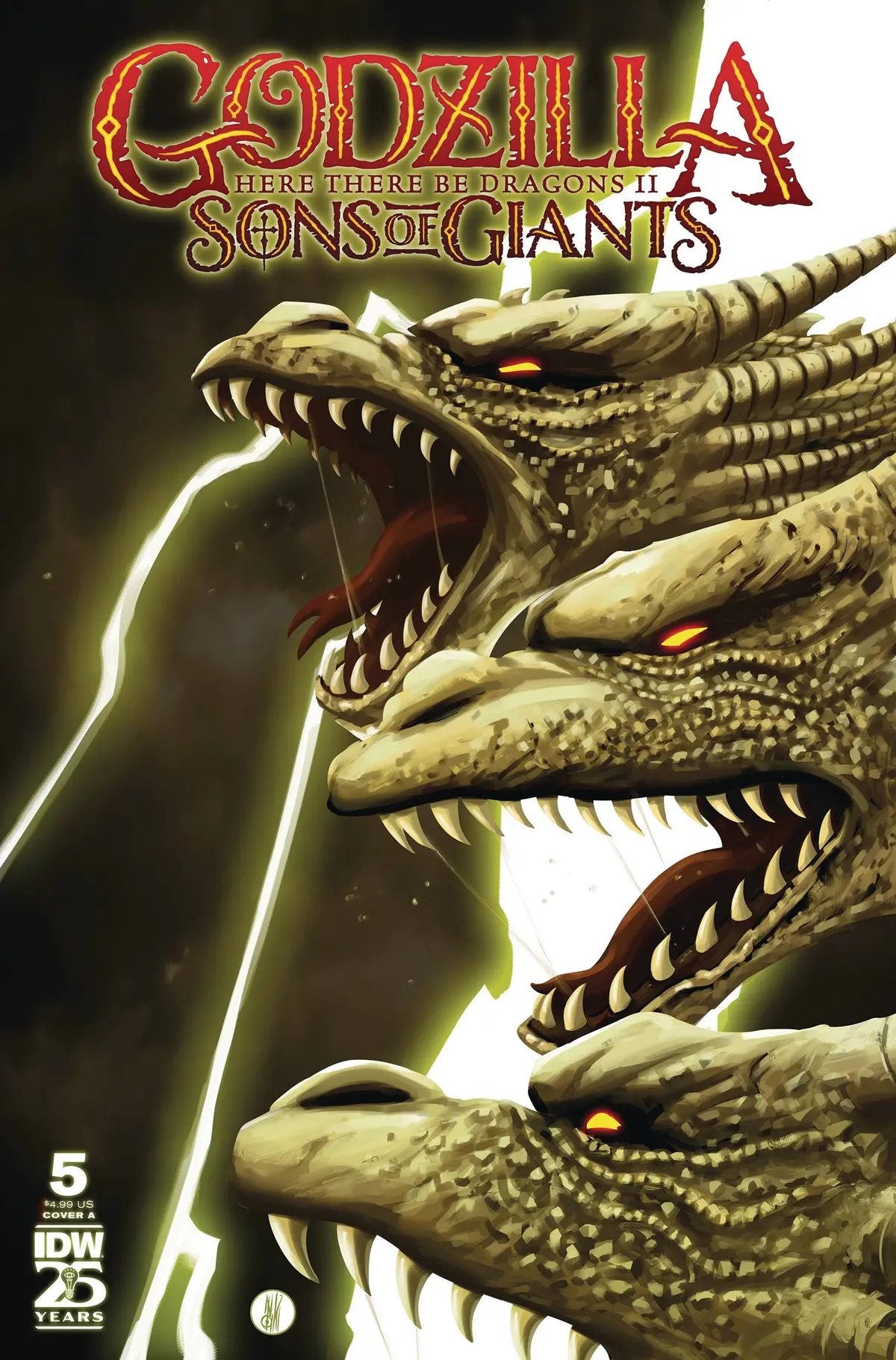 Godzilla Here There Be Dragons Ii Sons Of Giants #5 Cvr A 1