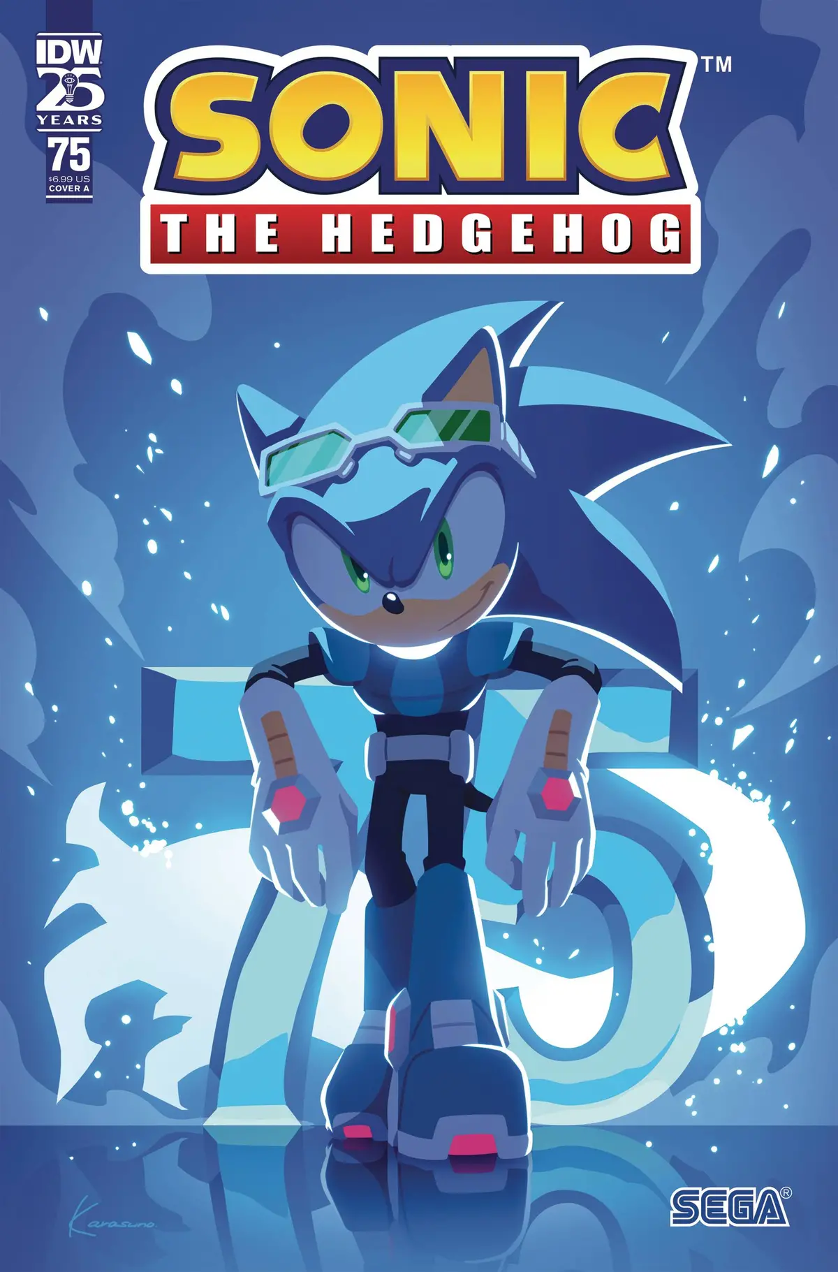 Sonic The Hedgehog #75 Cvr A Sonic Team 1