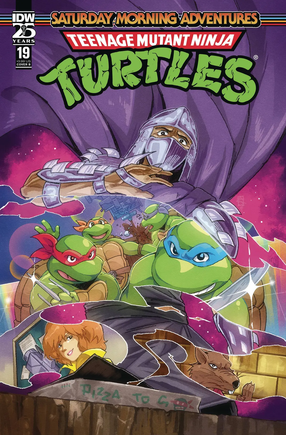 Tmnt Saturday Morning Adv #19 Cvr B Arq 1