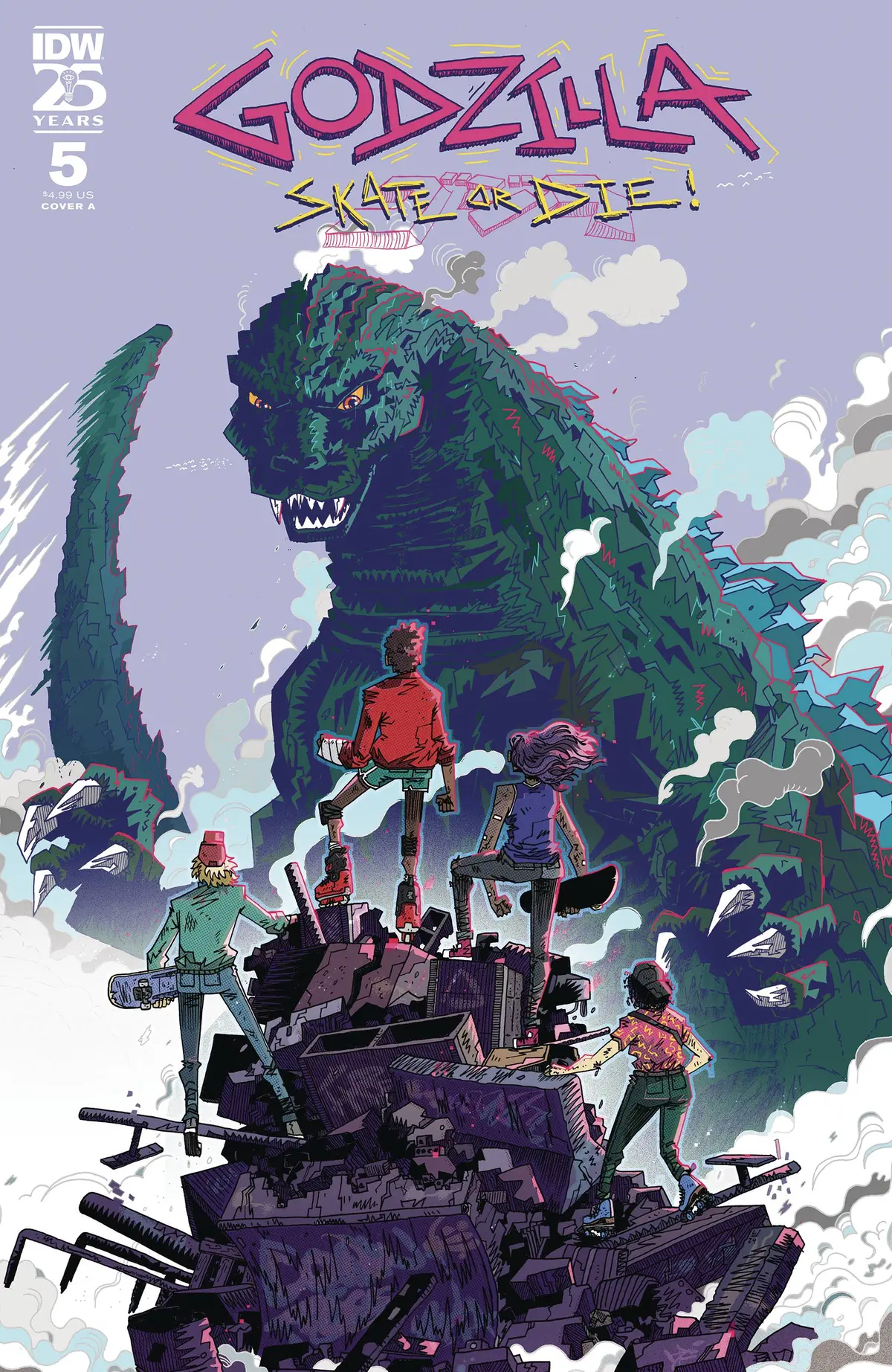 Godzilla Skate Or Die #5 Cvr A Joyce 1