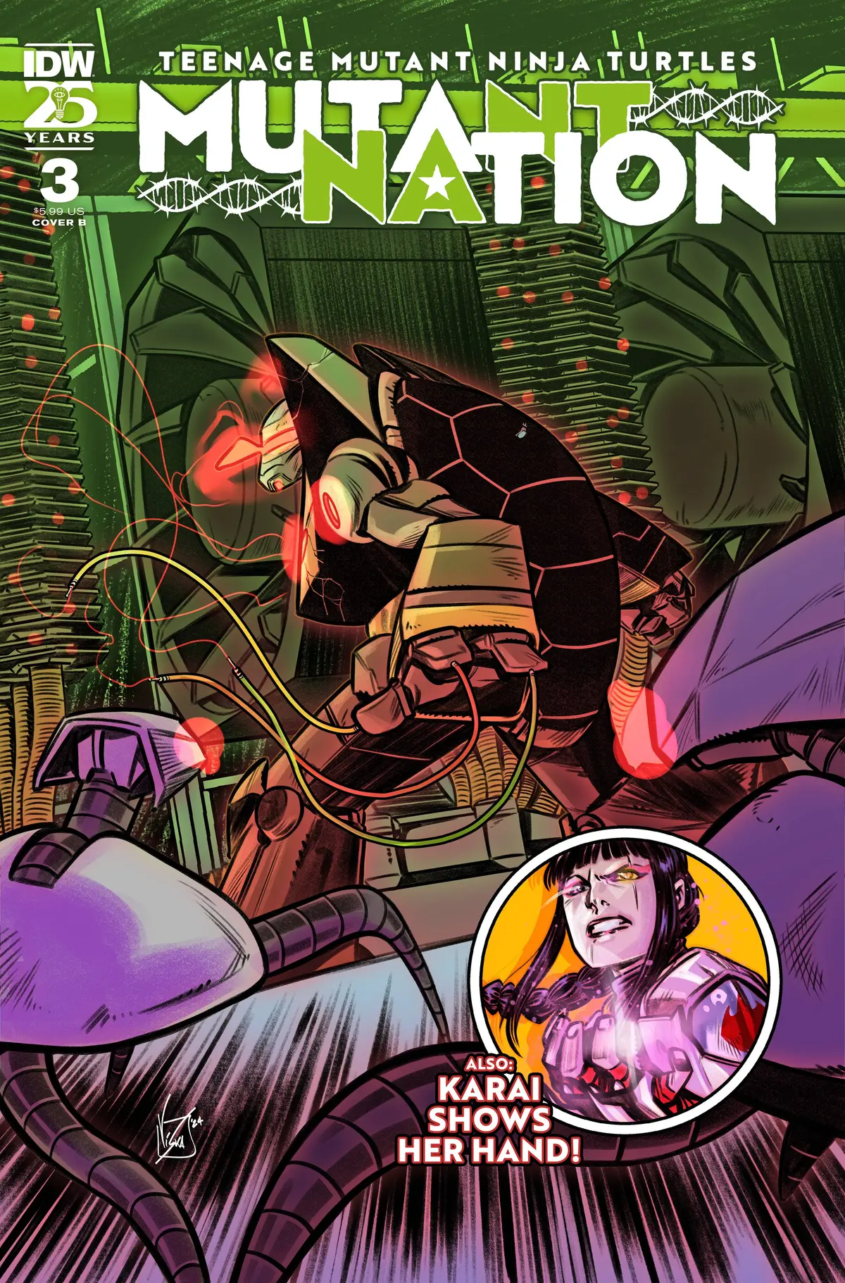Tmnt Mutant Nation #3 Cvr B Federici 1