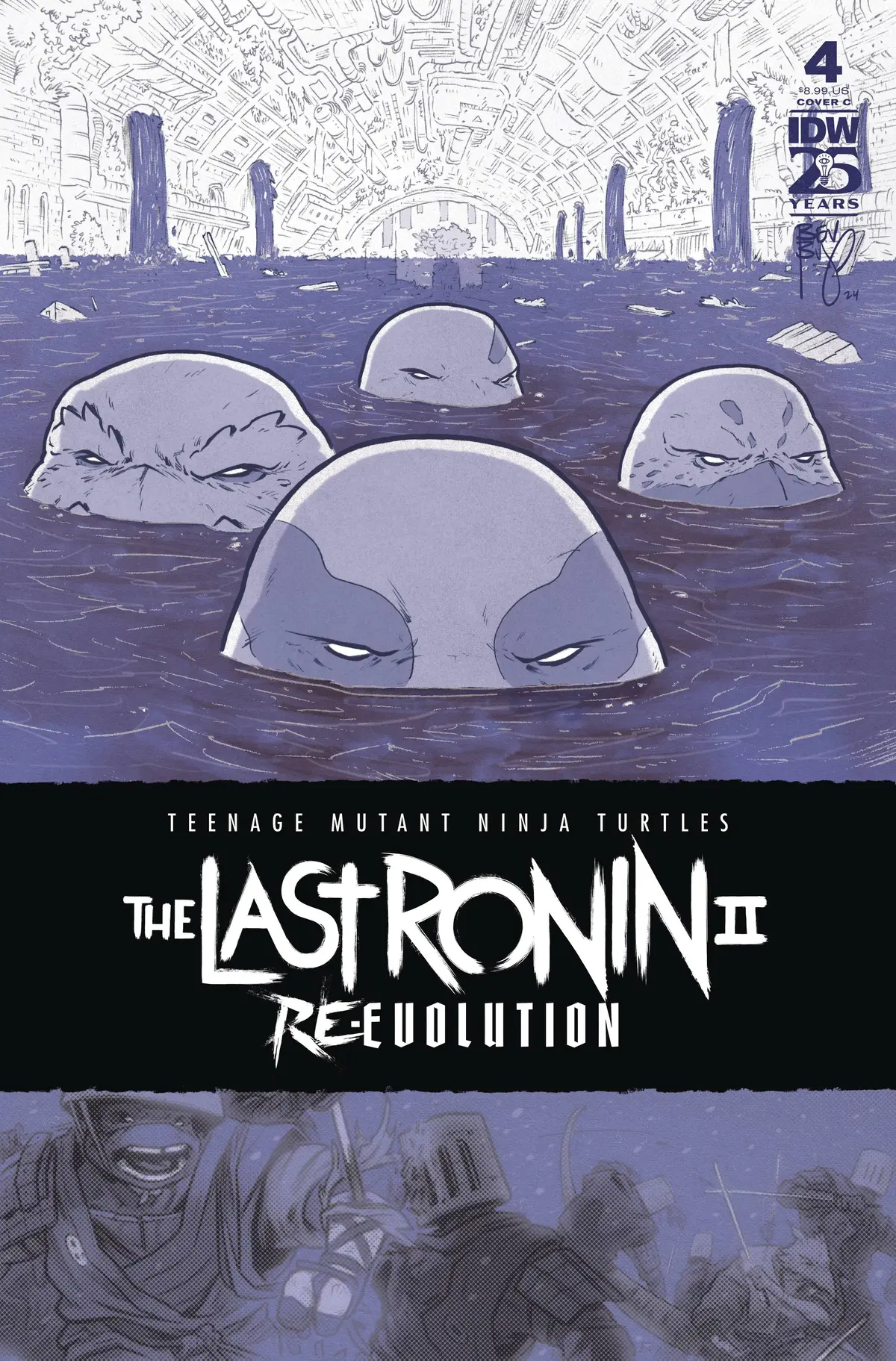 Tmnt The Last Ronin Ii Re Evolution #4 Cvr C Bishop (Mr) 1