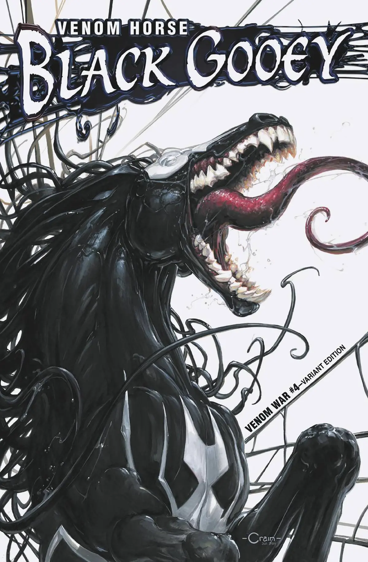 Venom War #4 (Of 5) Clayton Crain Venom Horse Var 1