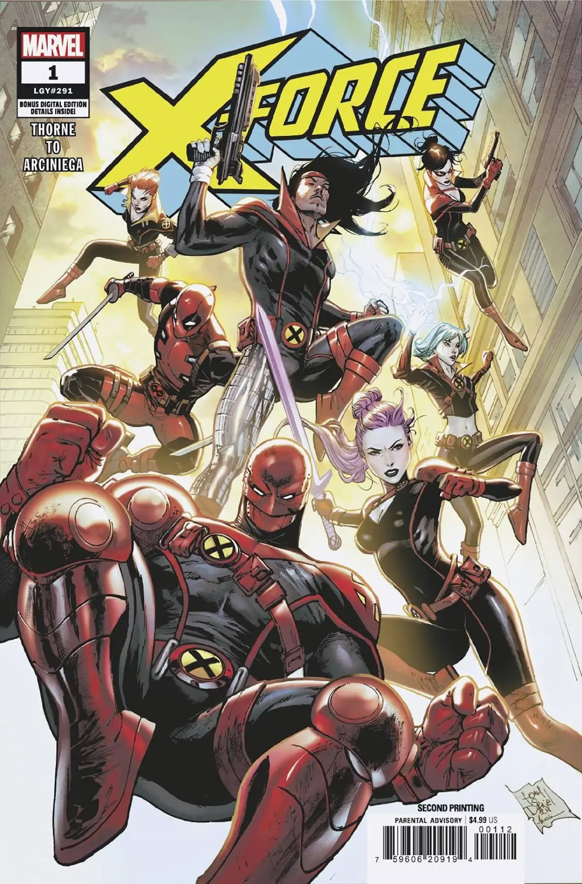 X-Force #1 2Nd Ptg Tony Daniel Var 1
