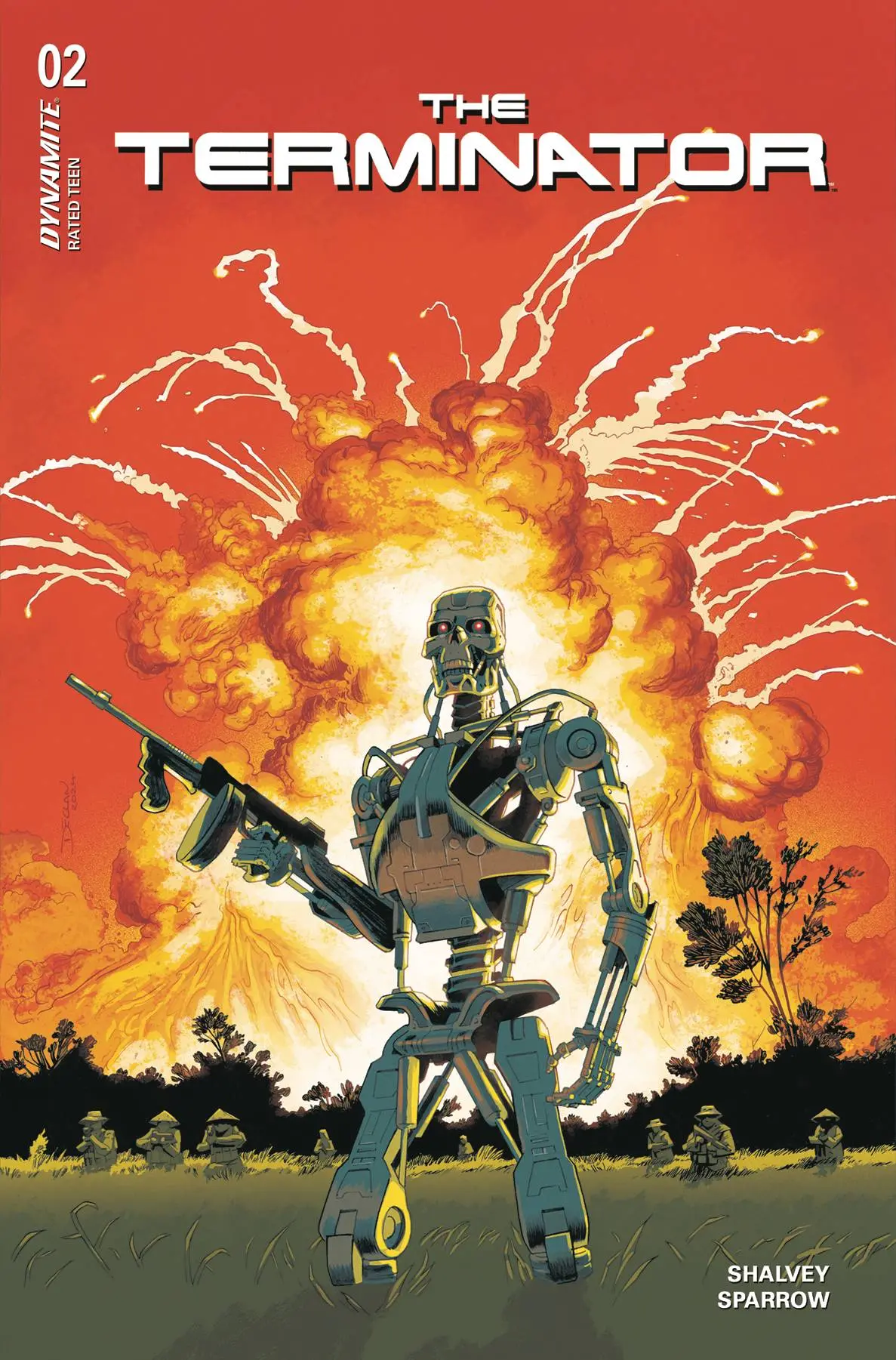 Terminator #2 Cvr E Shalvey Foil 1