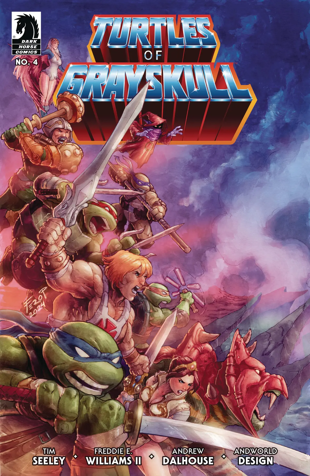 Masters Of Universe Tmnt Turtles Of Grayskull #4 Cvr C Penic 1