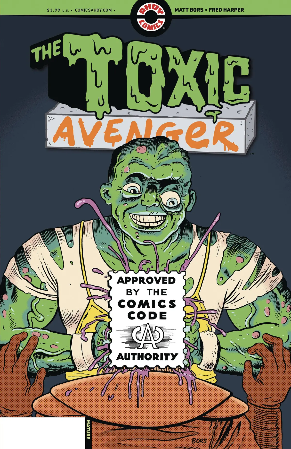 Toxic Avenger #3 (Of 5) Cvr B 3 Copy Incv Bors (Mr) 1