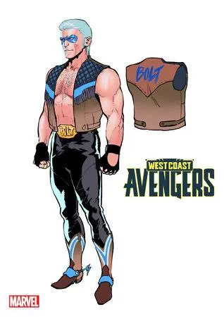 West Coast Avengers #1 10 Copy Incv Danny Kim Design Var 1