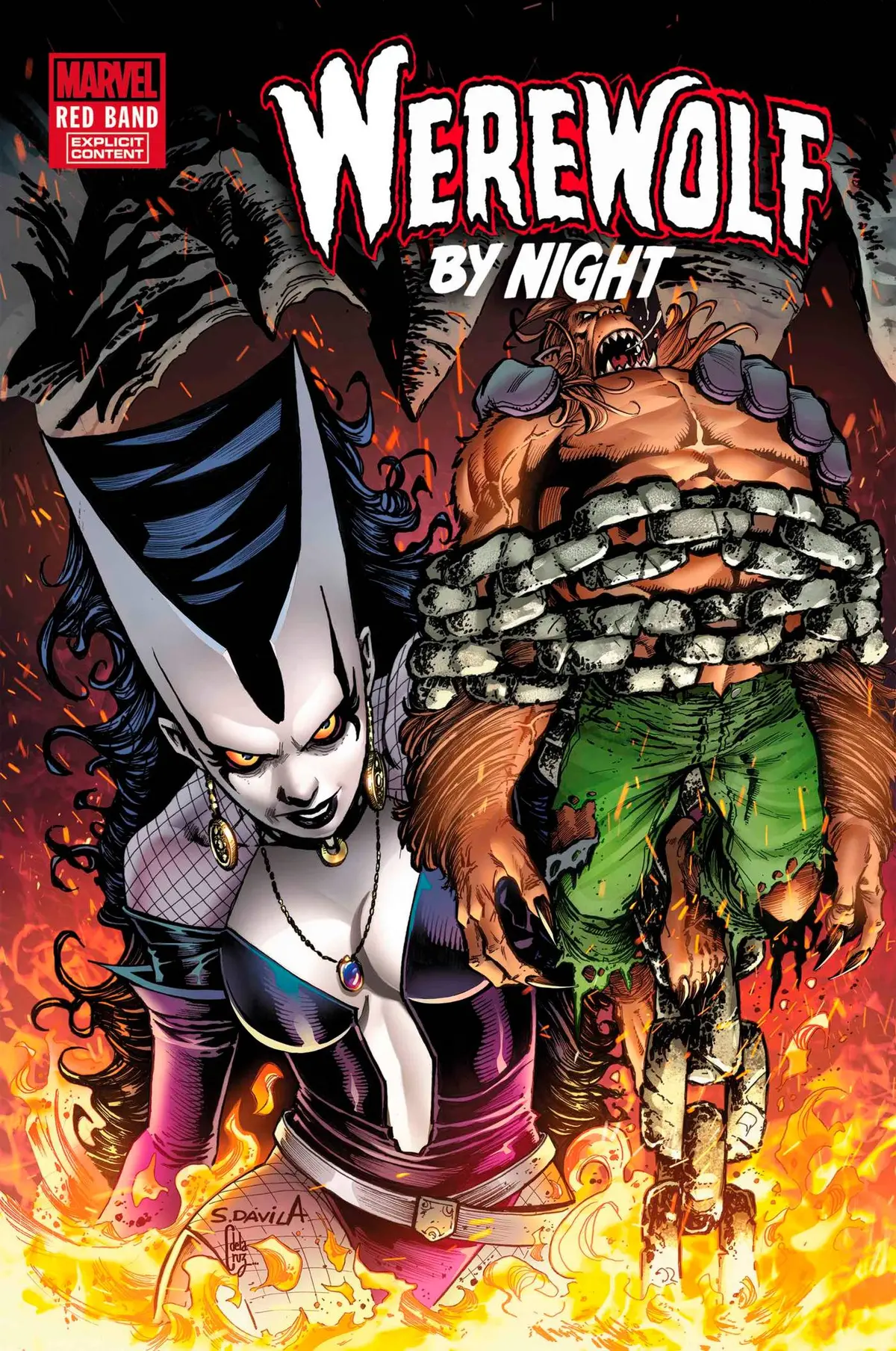 Werewolf By Night Red Band #6 Sergio Davila Var (Polybag) 1