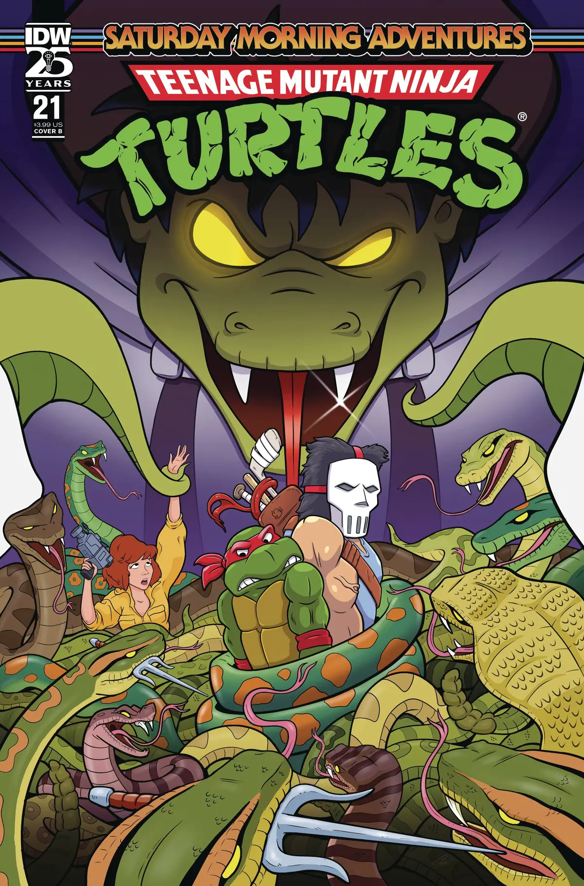 Tmnt Saturday Morning Adv #21 Cvr B Pearce 1