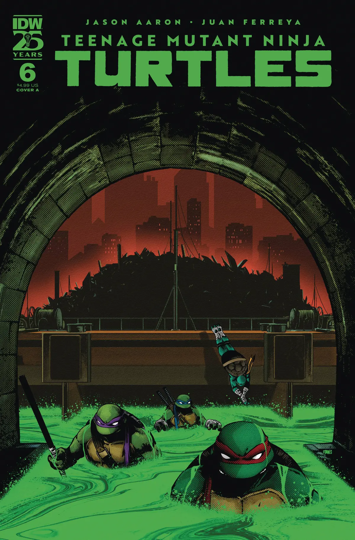 Teenage Mutant Ninja Turtles 2024 #6 Cvr A Fornes 1