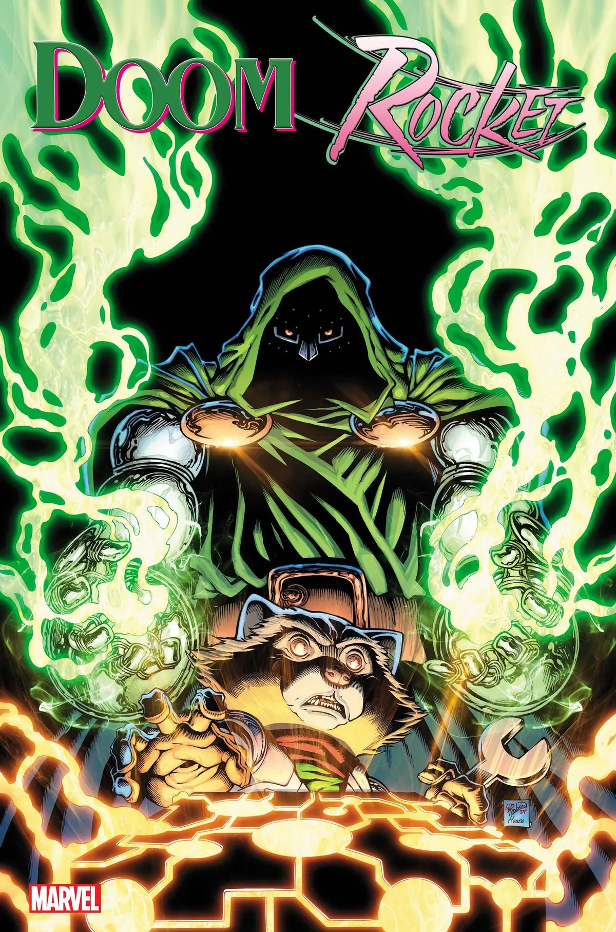 Doctor Doom & Rocket Raccoon #1 Will Robson Var 1