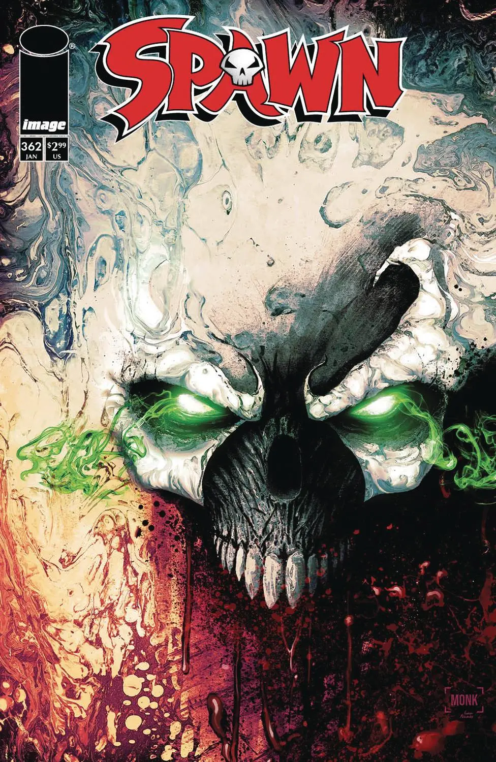 Spawn #362 Cvr B Monk 1