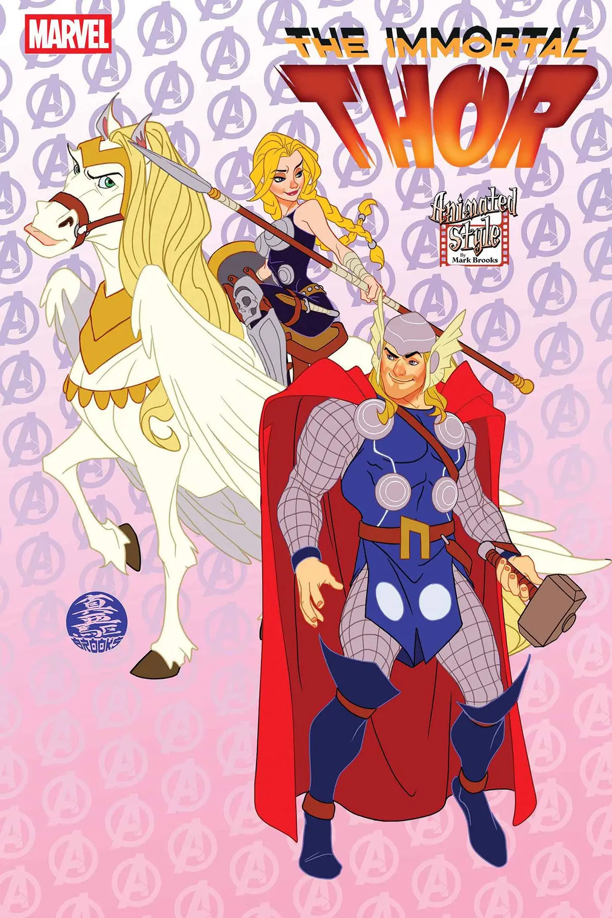 Immortal Thor #20 Mark Brooks Animated-Style Var 1