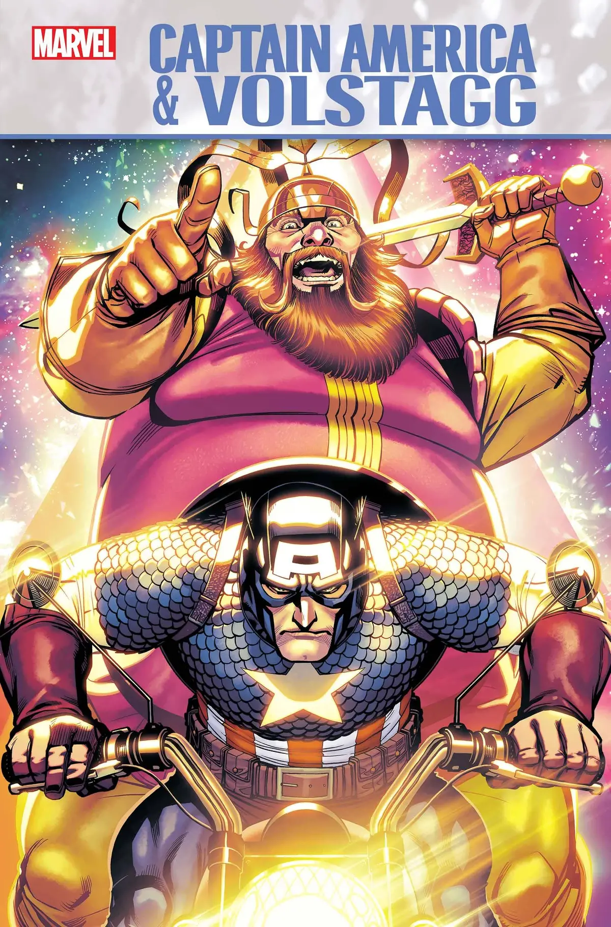 Captain America & Volstagg #1 Bernard Chang Var 1