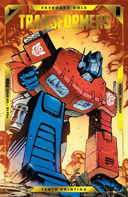 Transformers #1 10Th Ptg Cvr A Optimus Prime Foil Emboss 1