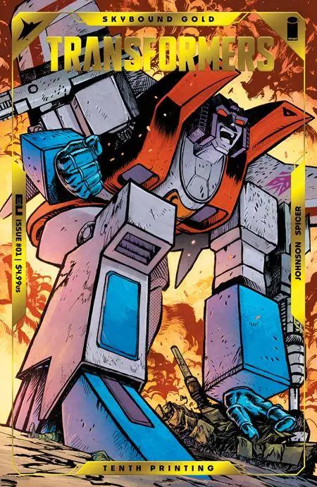 Transformers #1 10Th Ptg Cvr B Starscream Foil Emboss 1