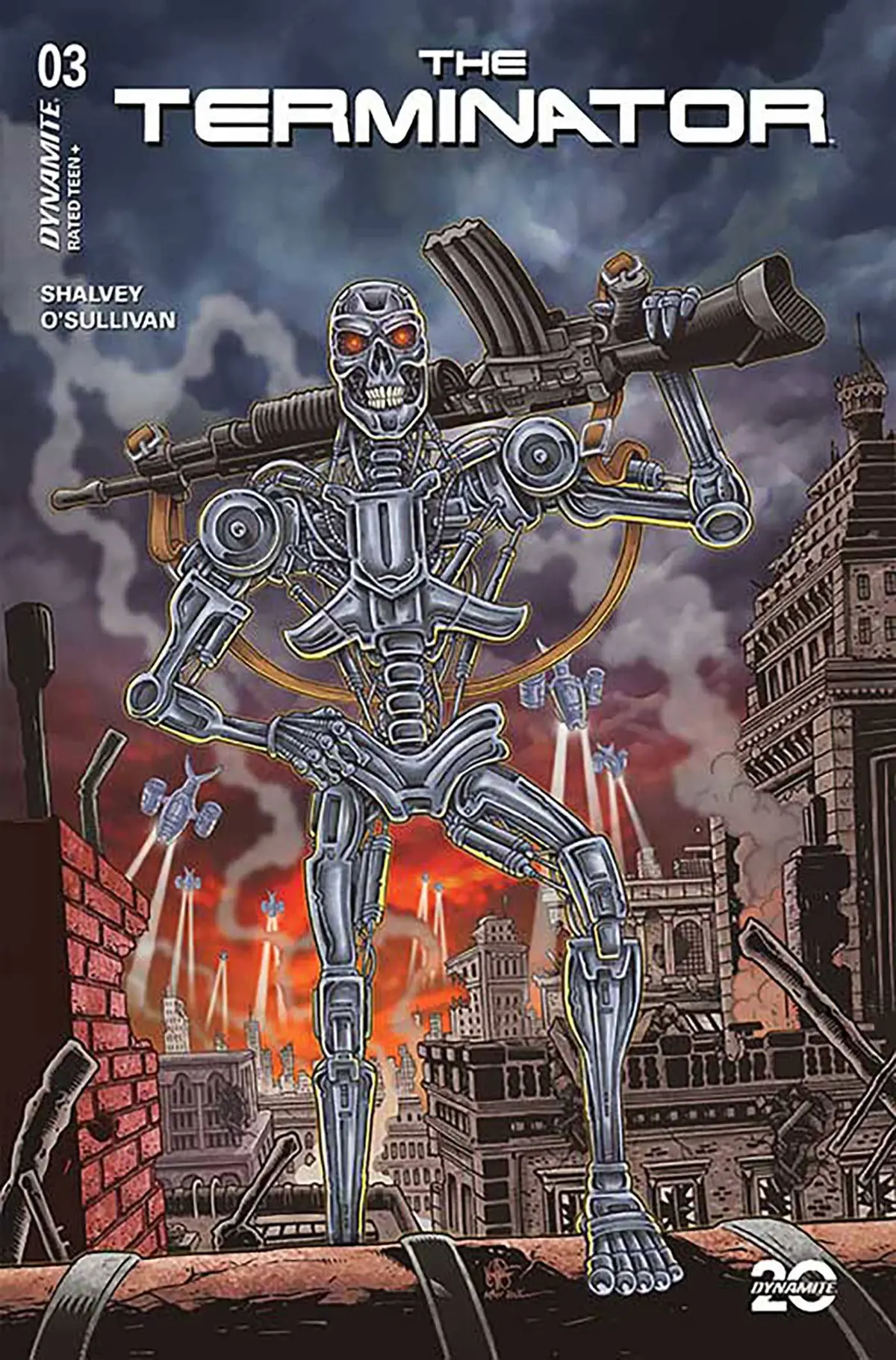 Terminator #3 Cvr P Foc Haeser Original 1