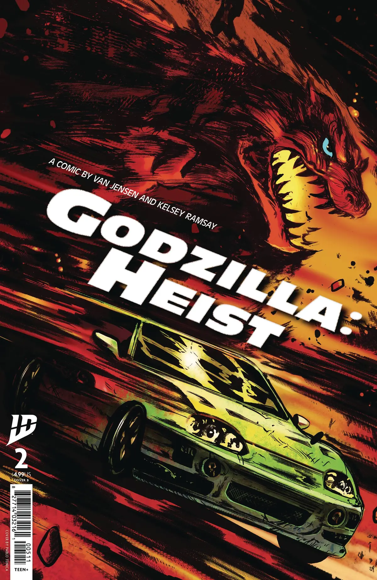 Godzilla Heist #2 Cvr B Tunica 1