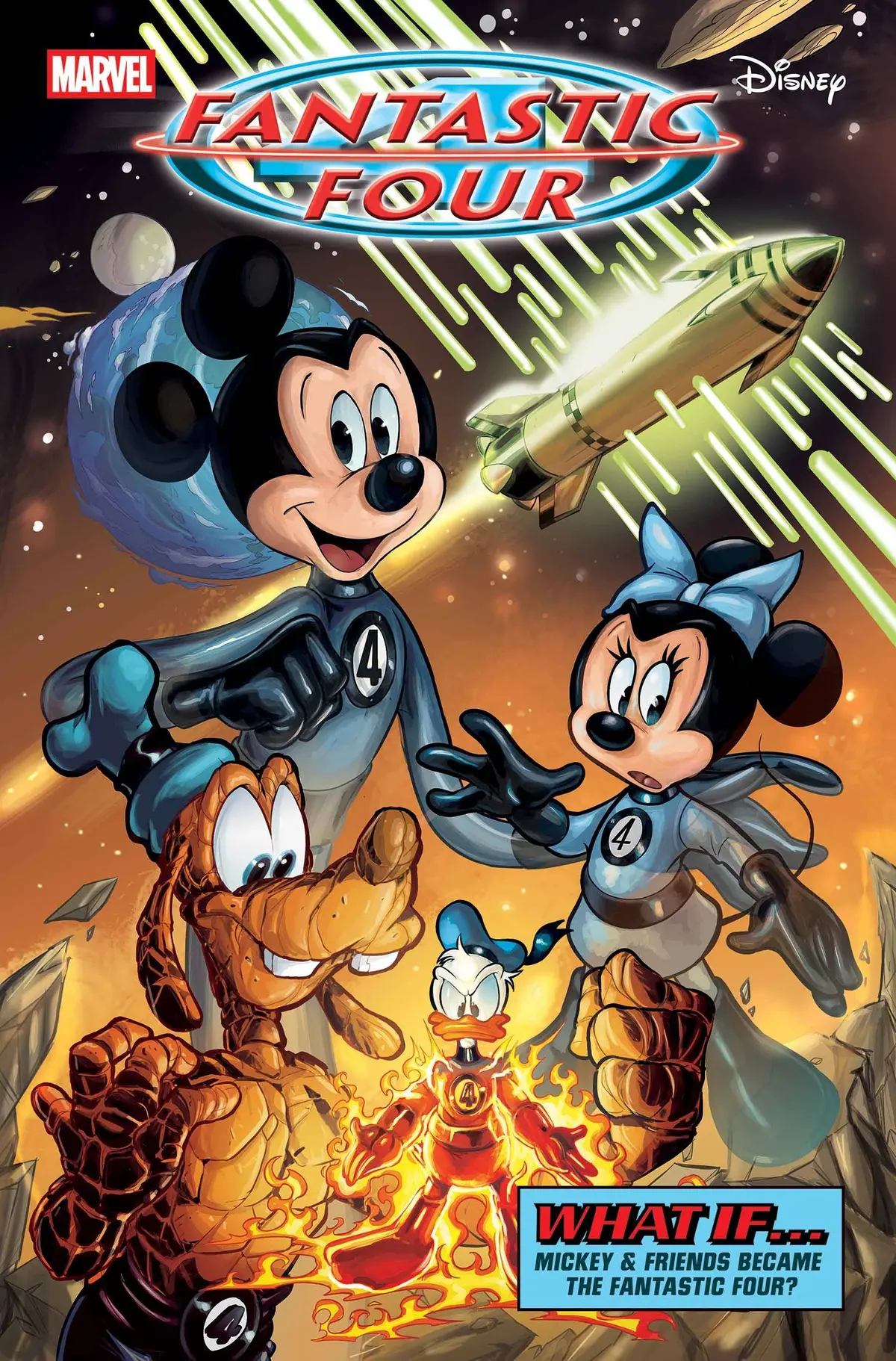 Fantastic Four #30 Cangialosi What If Disney Ff Homage Var 1