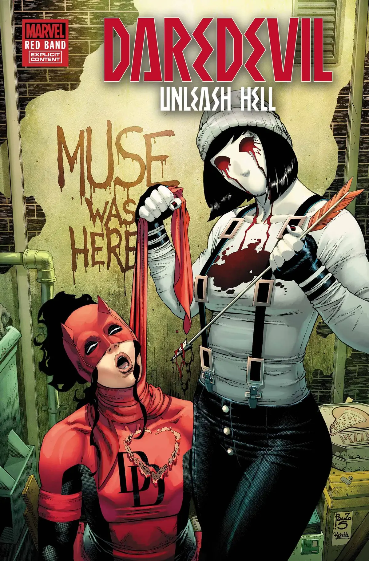 Daredevil Unleash Hell Red Band #3 (Of 5) (Polybag) 1