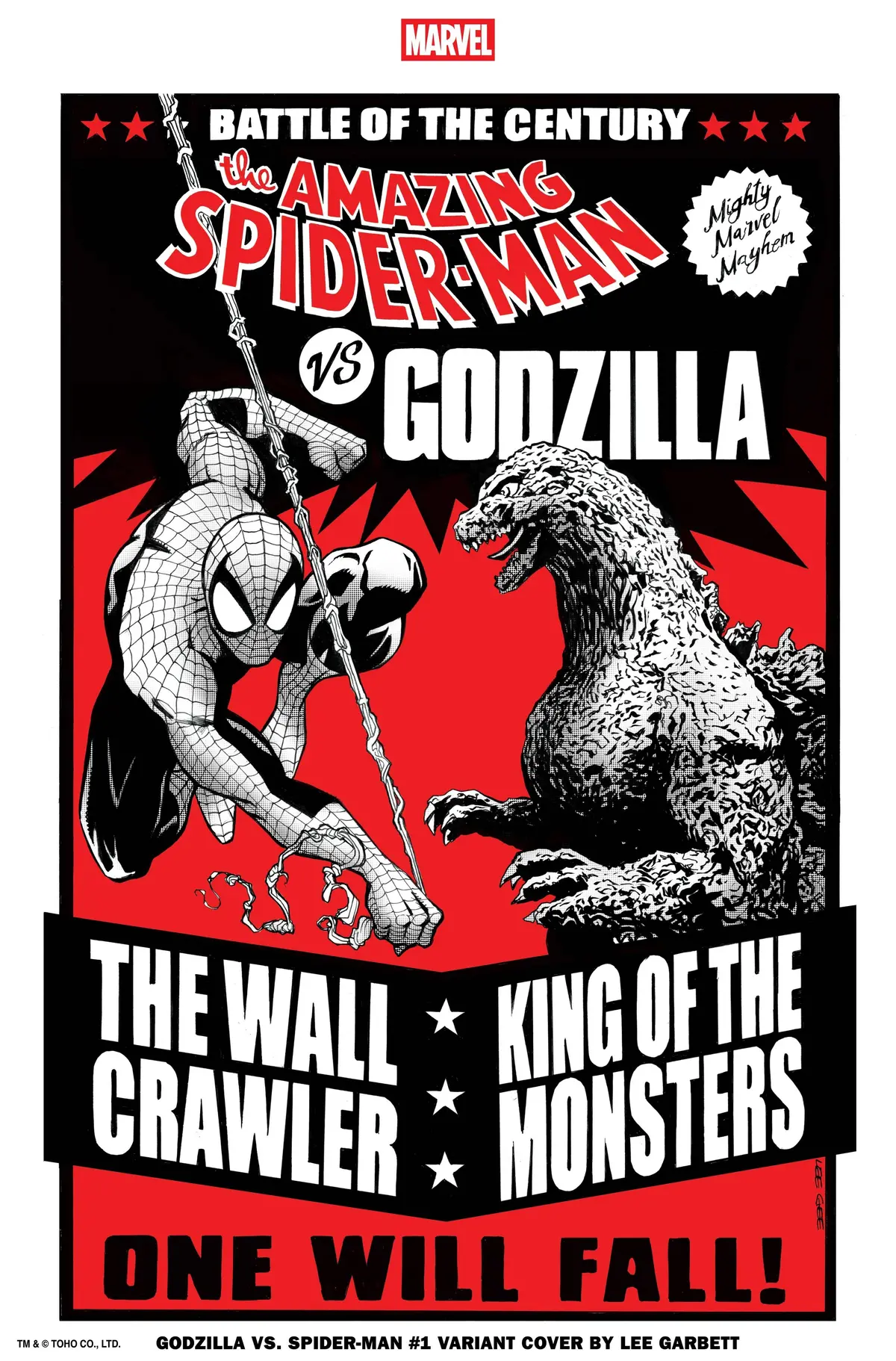 Godzilla Vs Spider-Man #1 Lee Garbett Versus Var 1