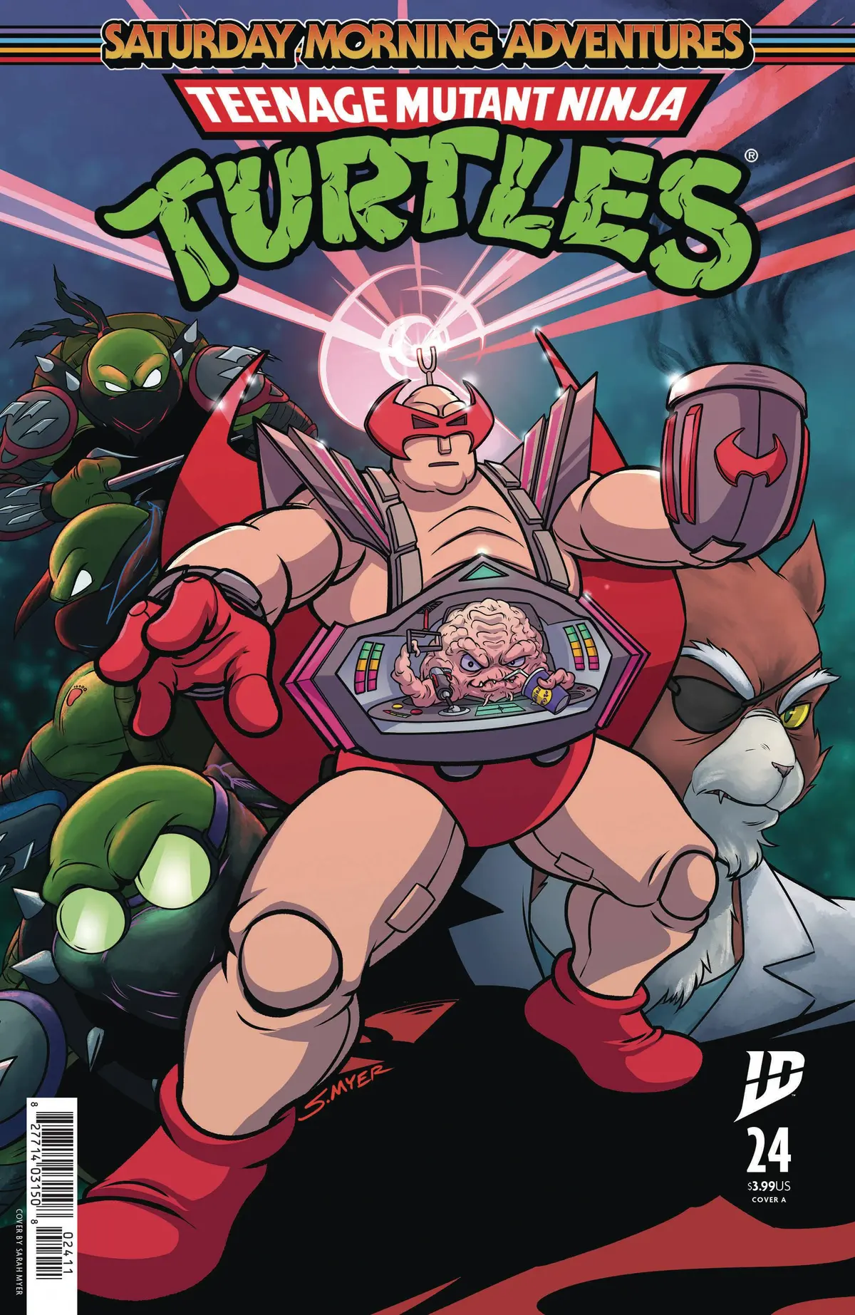 Tmnt Saturday Morning Adv #24 Cvr A Myer 1