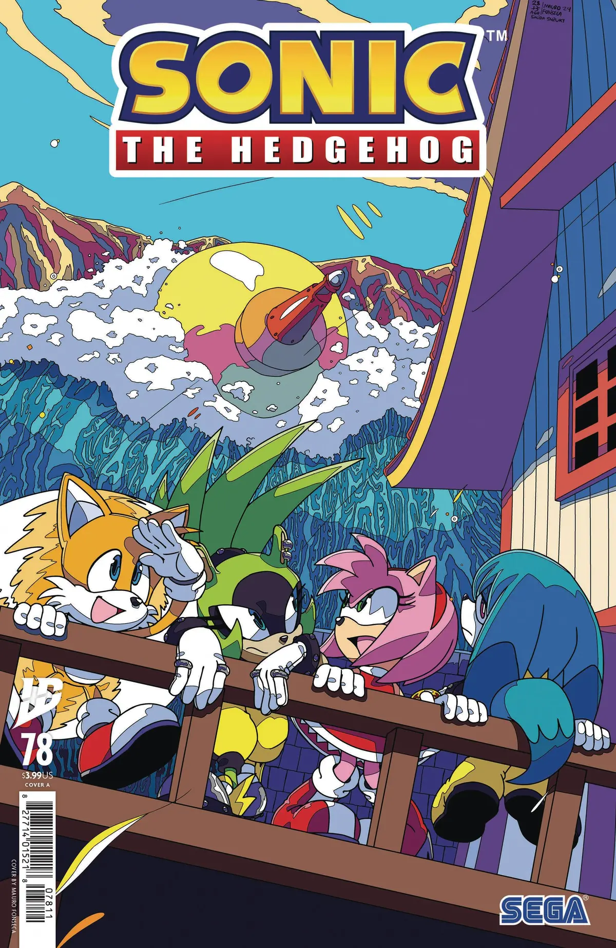Sonic The Hedgehog #78 Cvr A Fonseca 1