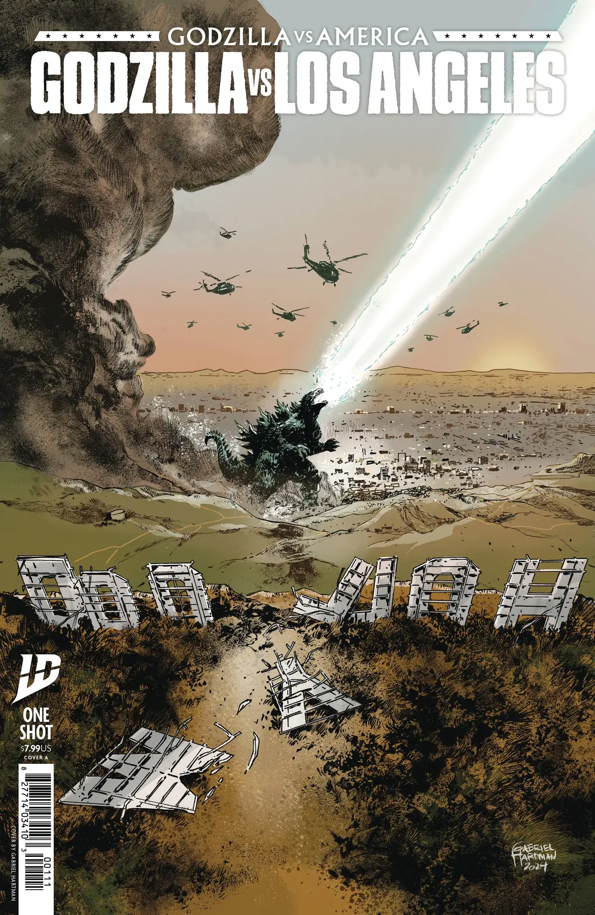 Godzilla Vs America Los Angeles #1 Cvr A Hardman 1
