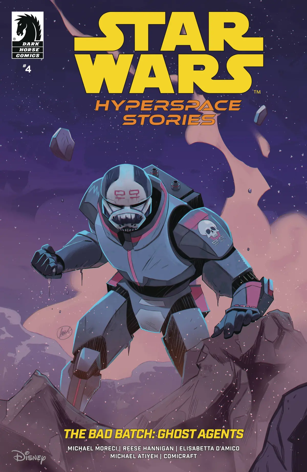 Star Wars Bad Batch Ghost Agents #4 Cvr B Carlomagno 1