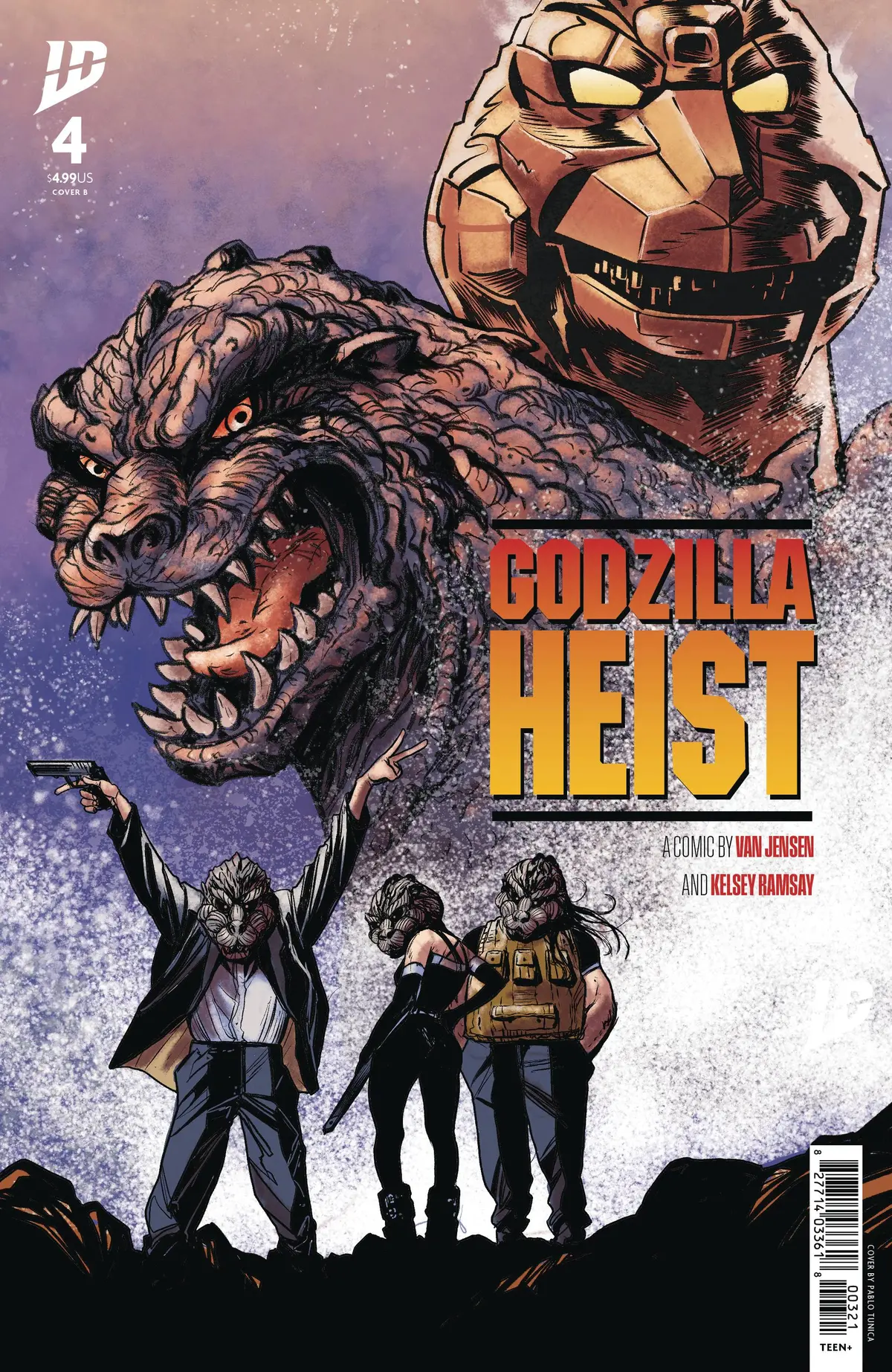 Godzilla Heist #4 Cvr B Tunica Movie 1