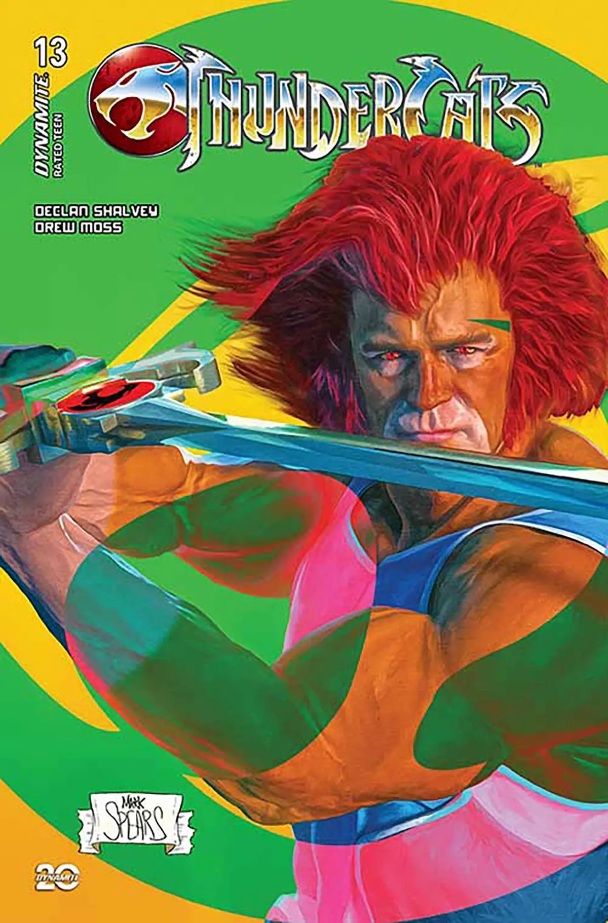 Thundercats #13 Cvr Z 7 Copy Foc Incv Spears Green Bkgr 1