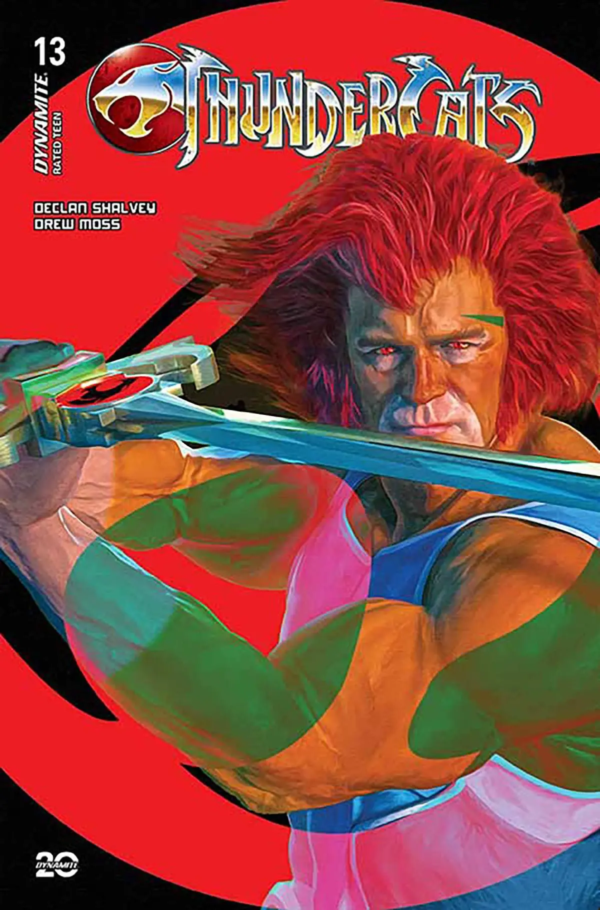 Thundercats #13 Cvr Za 7 Copy Foc Incv Spears Red Bkgr Foil 1