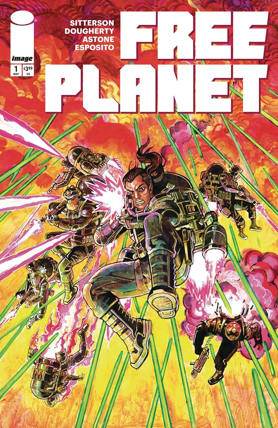 Free Planet #1 Cvr B Jed Dougherty Action Var 1
