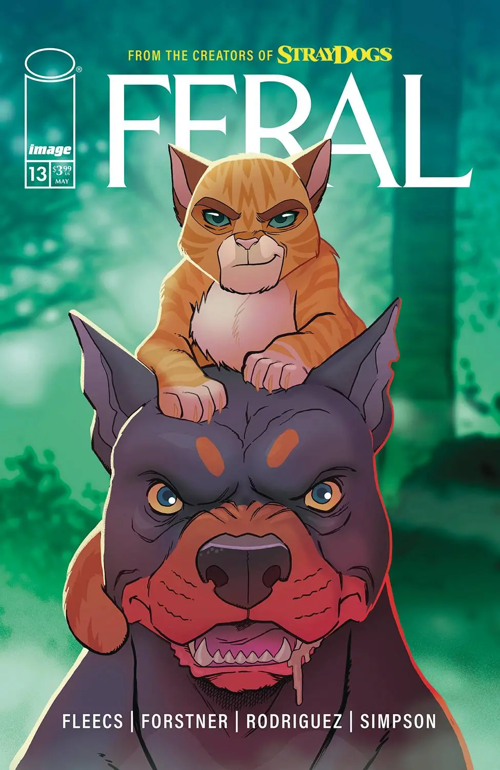 Feral #13 Cvr A Trish Forstner & Tony Fleecs 1